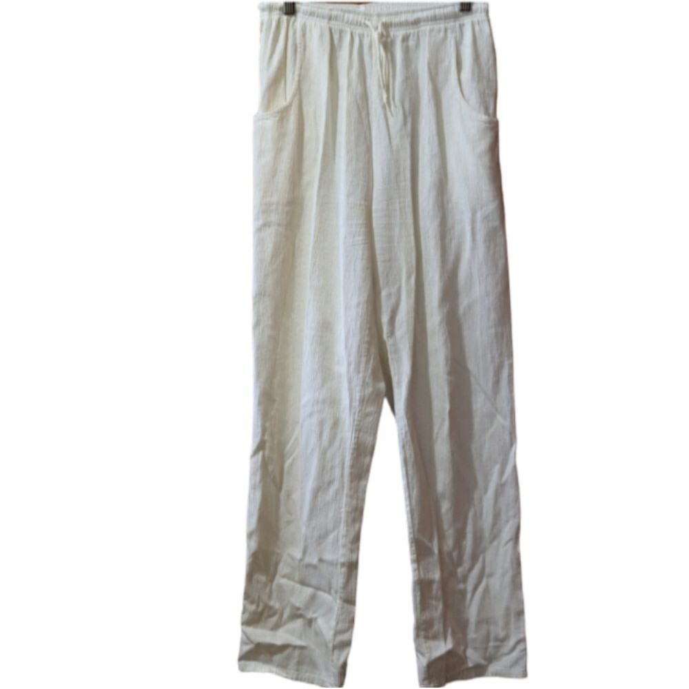 Republic Blues Vintage Wide Leg Pull-On Pants Vacation Chic Summer Pants